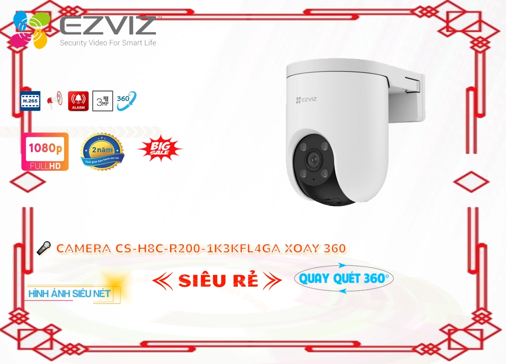 Camera CS-H8c-R200-1K3KFL4GA Wifi,thông số CS-H8c-R200-1K3KFL4GA, Wifi Không Dây CS-H8c-R200-1K3KFL4GA Giá rẻ,CS H8c