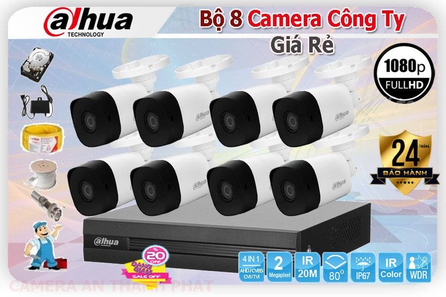 Bộ 8 camera giá rẻ công ty
Camera quan sát công ty giá rẻ
Bộ 8 camera giá rẻ cho công ty
Bộ 8 camera giá rẻ cho