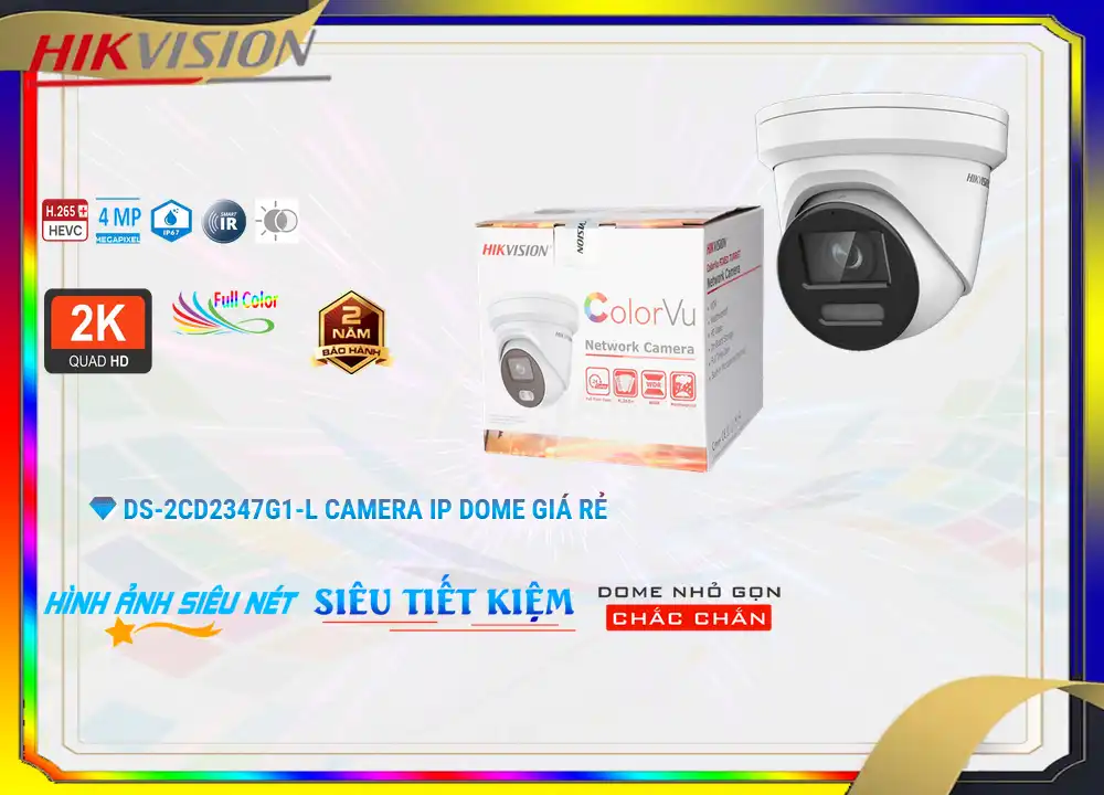 Camera DS-2CD2347G1-L Hikvision Thiết kế Đẹp,Giá DS-2CD2347G1-L,DS-2CD2347G1-L Giá Khuyến Mãi,bán DS-2CD2347G1-L Camera