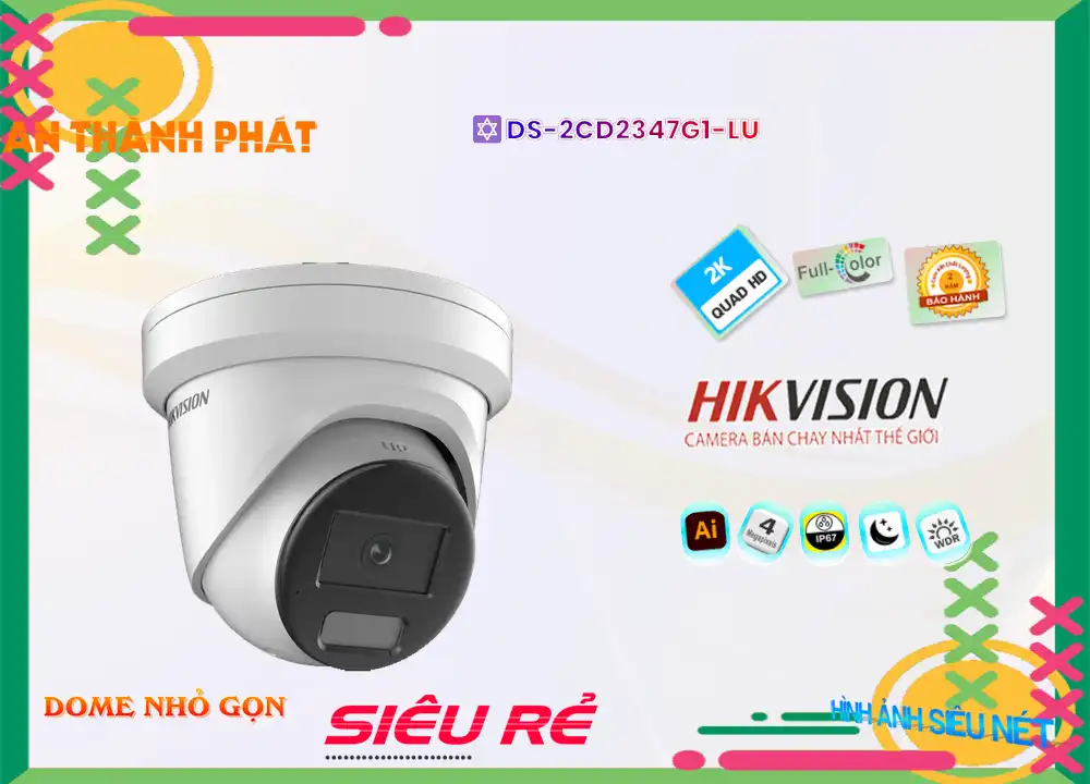 Camera Hikvision Thiết kế Đẹp DS-2CD2347G1-LU ✨,thông số DS-2CD2347G1-LU,DS 2CD2347G1 LU,Chất Lượng