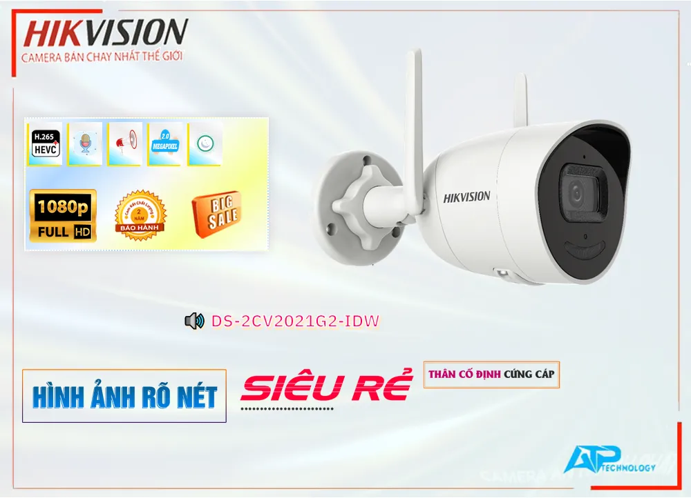 Camera Hikvision DS-2CV2021G2-IDW,Giá Wifi DS-2CV2021G2-IDW,phân phối DS-2CV2021G2-IDW,DS-2CV2021G2-IDW Bán Giá Rẻ,Giá