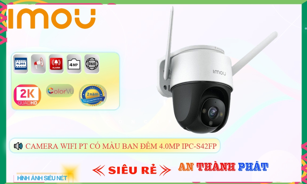 Camera Wifi Imou Với giá cạnh tranh IPC-S42FP,IPC-S42FP Giá rẻ,IPC S42FP,Chất Lượng IPC-S42FP Wifi Imou giá rẻ chất