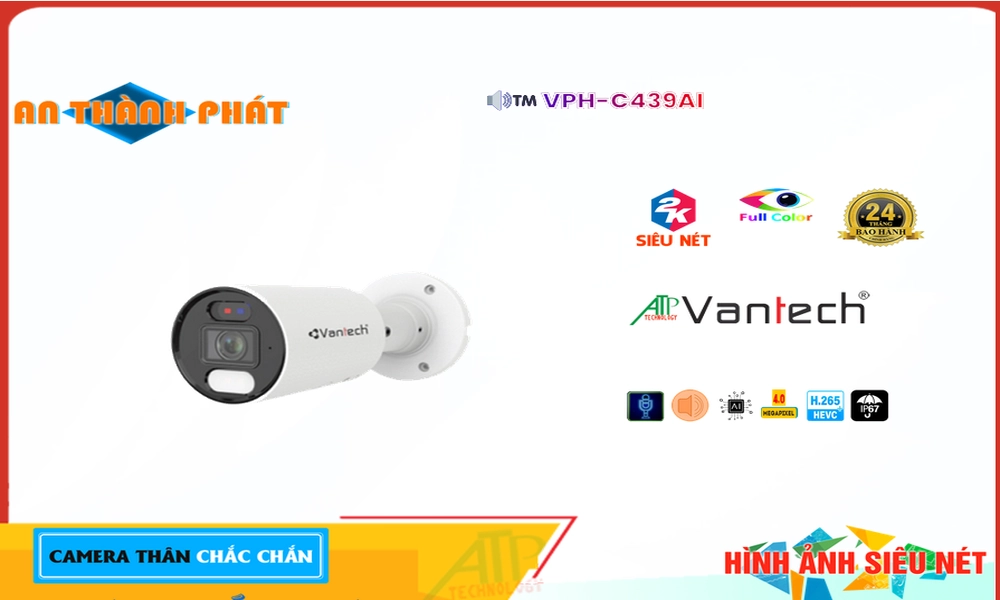 Camera An Ninh VanTech VPH-C439AI Chức Năng Cao Cấp,thông số VPH-C439AI,VPH C439AI,Chất Lượng VPH-C439AI,VPH-C439AI