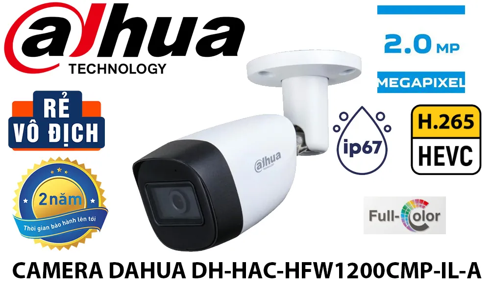 Camera Hikvision,FULL HD 1080P, AHD CVI TVI BCS,CMOS, Hồng Ngoại 10m,Chống Ngược Sáng DWDR