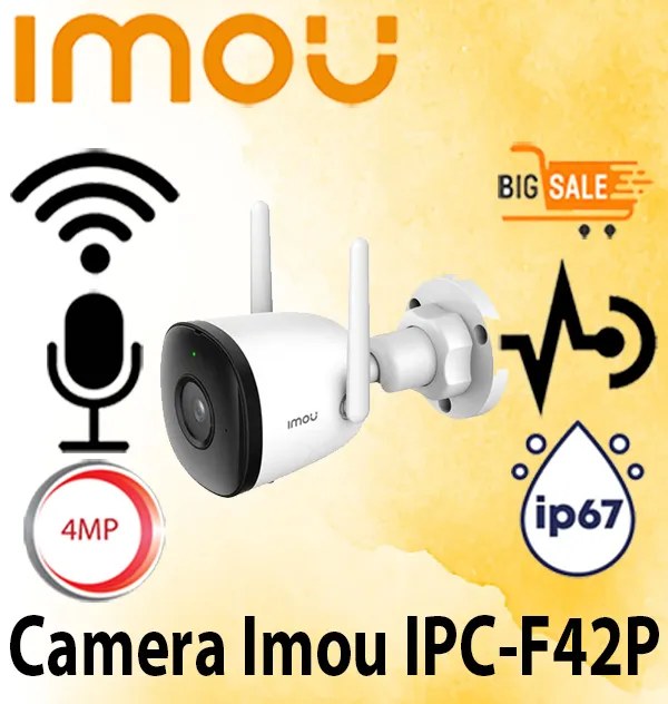 Camera imou wifi IPC-F42P hồng ngoại thông minh, 4.0MP.