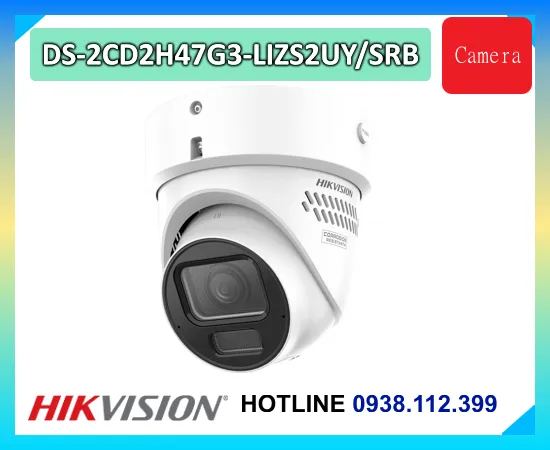 DS-2CD2H47G3-LIZS2UY/SRB camera IP, DS-2CD2H47G3-LIZS2UY/SRB Hikvision chính hãng, Giá camera DS-2CD2H47G3-LIZS2UY/SRB mới nhất, DS-2CD2H47G3-LIZS2UY/SRB ColorVu AI 4MP, Camera DS-2CD2H47G3-LIZS2UY/SRB chống báo động giả, DS-2CD2H47G3-LIZS2UY/SRB camera zoom 2.8-12mm