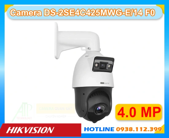Camera HIKVISION DS-2SE4C425MWG-E/14(F0), DS-2SE4C425MWG-E/14(F0), Camera TandemVu Hikvision, Camera PTZ ống kính kép Hikvision 4MP, Camera ColorVu PTZ Hikvision, Camera zoom quang 25X Hikvision, Camera IP Speed Dome Hikvision, Camera giám sát ngoài trời Hikvision