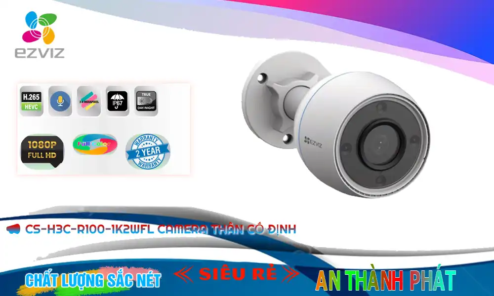 CS-H3c-R100-1K2WFL Sắc Nét Wifi Ezviz CS-H3c-R100-1K2WFL Sắc Nét Wifi Ezviz