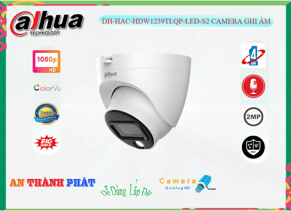 DH-HAC-HDW1239TLQP-LED-S2 Camera Dahua Giá rẻ ✅ DH-HAC-HDW1239TLQP-LED-S2 Camera Dahua Giá rẻ ✅