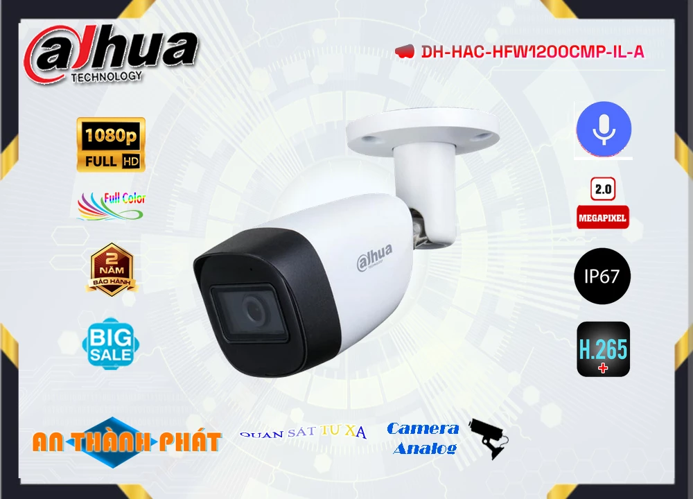 Camera DH-HAC-HFW1200CMP-IL-A Giá rẻ