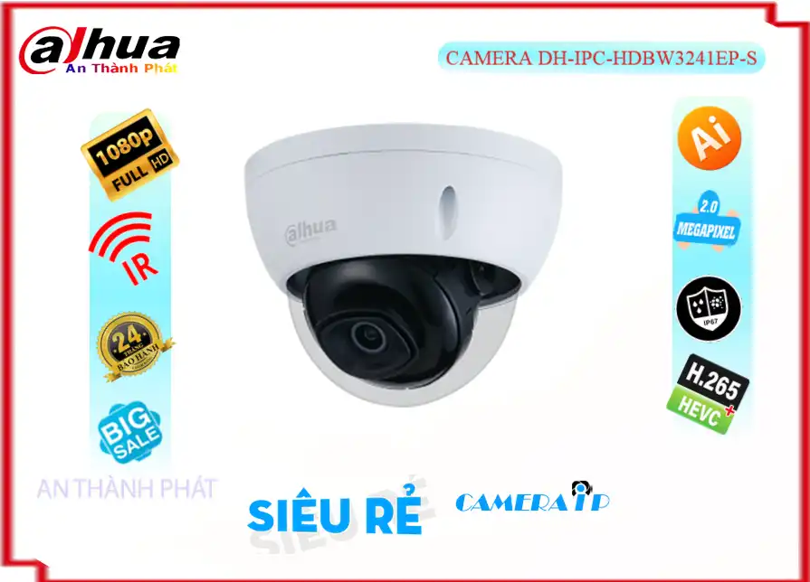 ❂ DH-IPC-HDBW3241EP-S Camera Giám Sát Giá rẻ ❂ DH-IPC-HDBW3241EP-S Camera Giám Sát Giá rẻ