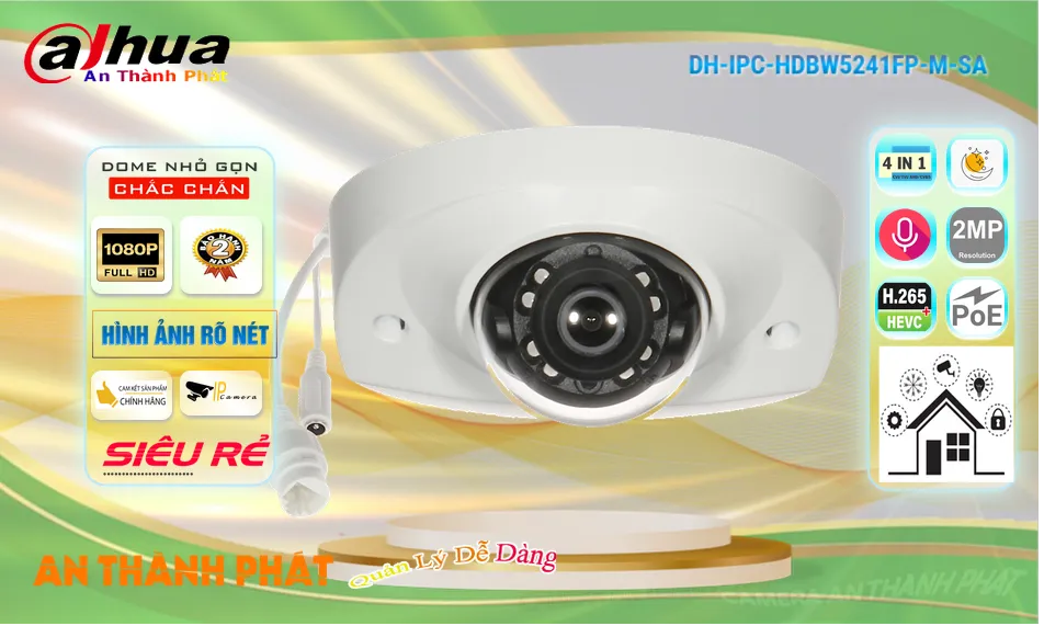 DH-IPC-HDBW5241FP-M-SA Hình Ảnh Đẹp Dahua DH-IPC-HDBW5241FP-M-SA Hình Ảnh Đẹp Dahua