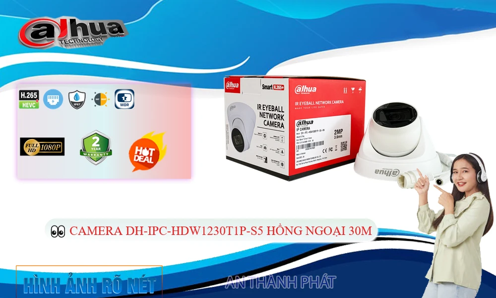 DH-IPC-HDW1230T1P-S5 Dahua giá rẻ chất lượng cao DH-IPC-HDW1230T1P-S5 Dahua giá rẻ chất lượng cao