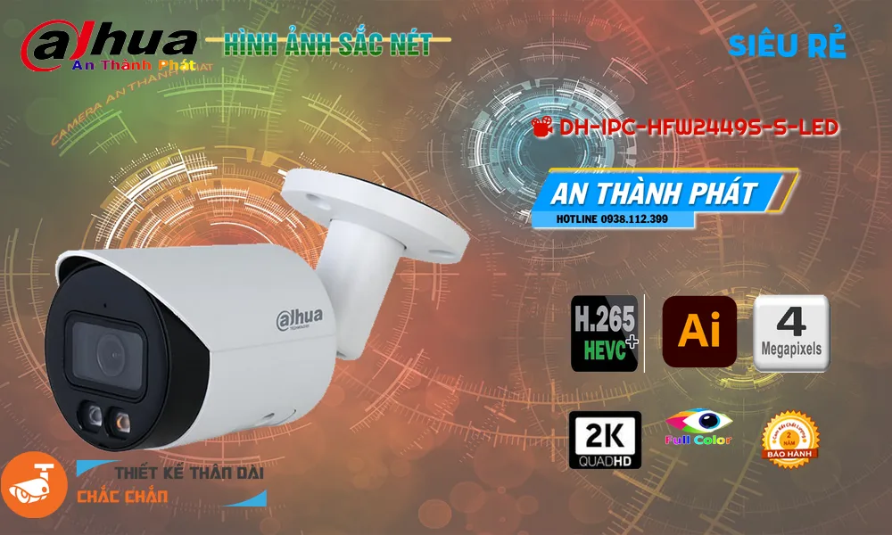 Camera Dahua DH-IPC-HDW2449T-S-LED
