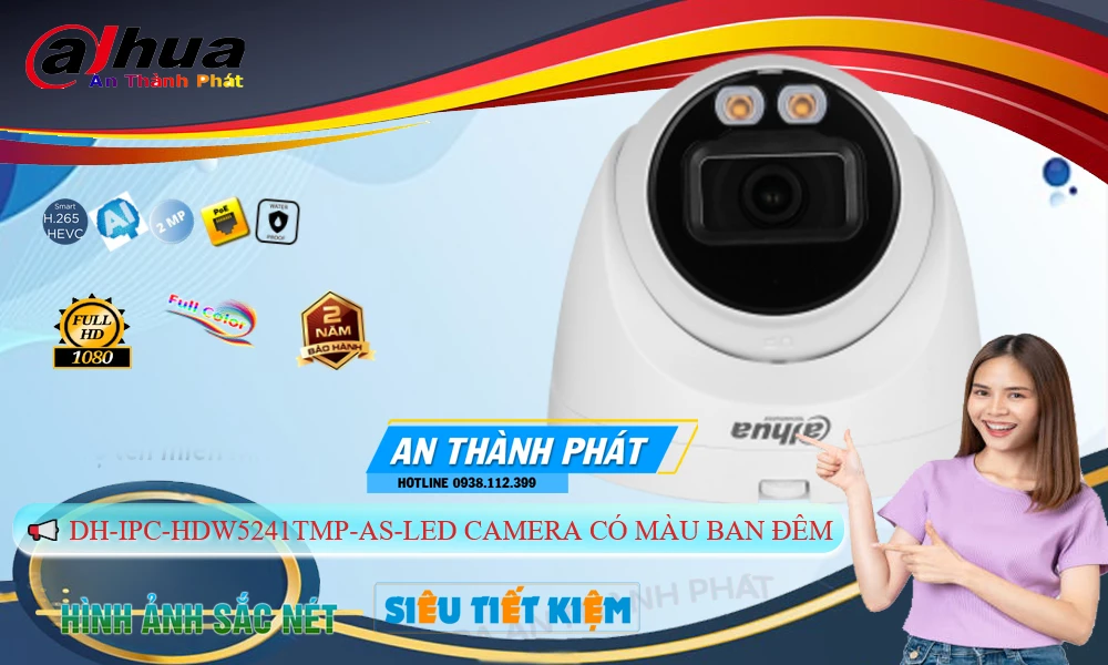 ❂  DH-IPC-HDW5241TMP-AS-LED Camera Dahua Giá rẻ