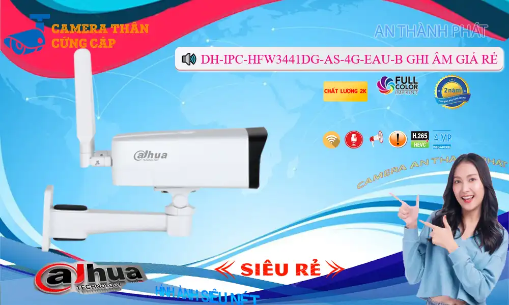 DH-IPC-HFW3441DG-AS-4G-EAU-B Camera An Ninh Dahua