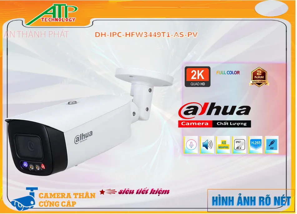 DH IPC HFW3449T1 AS PV,Camera Dahua DH-IPC-HFW3449T1-AS-PV,DH-IPC-HFW3449T1-AS-PV Giá rẻ, Công Nghệ POE