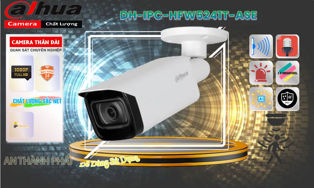 Điểm nổi bật camera ip DH-IPC-HFW5241T-ASE