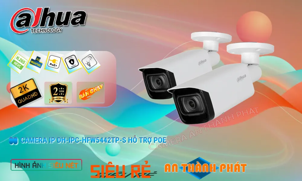 DH-IPC-HFW5442TP-S sắc nét Dahua DH-IPC-HFW5442TP-S sắc nét Dahua