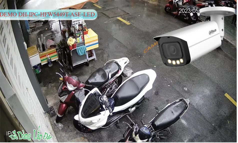 Camera Dahua DH-IPC-HFW5449T-ASE-LED Camera Dahua DH-IPC-HFW5449T-ASE-LED