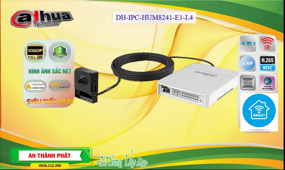 Camera Dahua DH-IPC-HUM8241-E1-L4