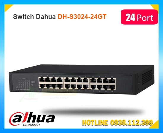 Switch 24 Port DH-S3024-24GT, switch Switch 24 Port DH-S3024-24GT, chia mạng Switch 24 Port DH-S3024-24GT, thiết bị chuyển mạch Switch 24 Port DH-S3024-24GT, cấu hình Switch 24 Port DH-S3024-24GT, thông số Switch 24 Port DH-S3024-24GT, thông số kỹ thuật Switch 24 Port DH-S3024-24GT