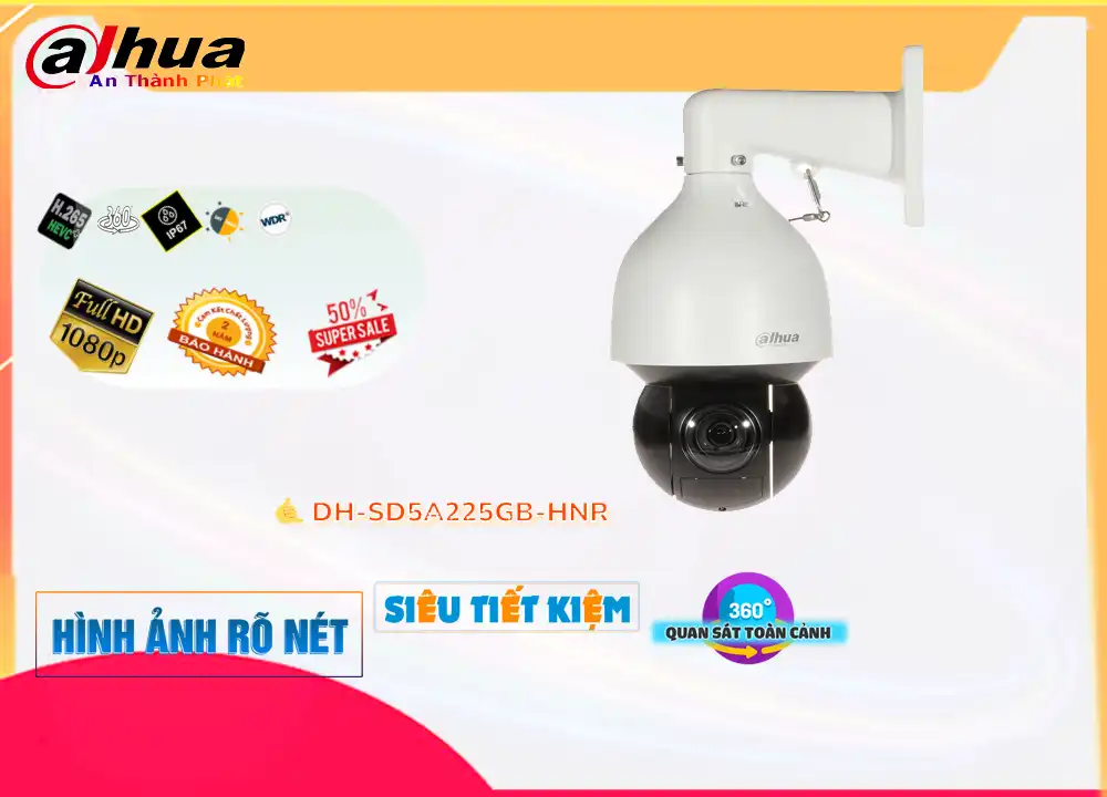 Dahua DH-SD5A225GB-HNR Sắc Nét Dahua DH-SD5A225GB-HNR Sắc Nét