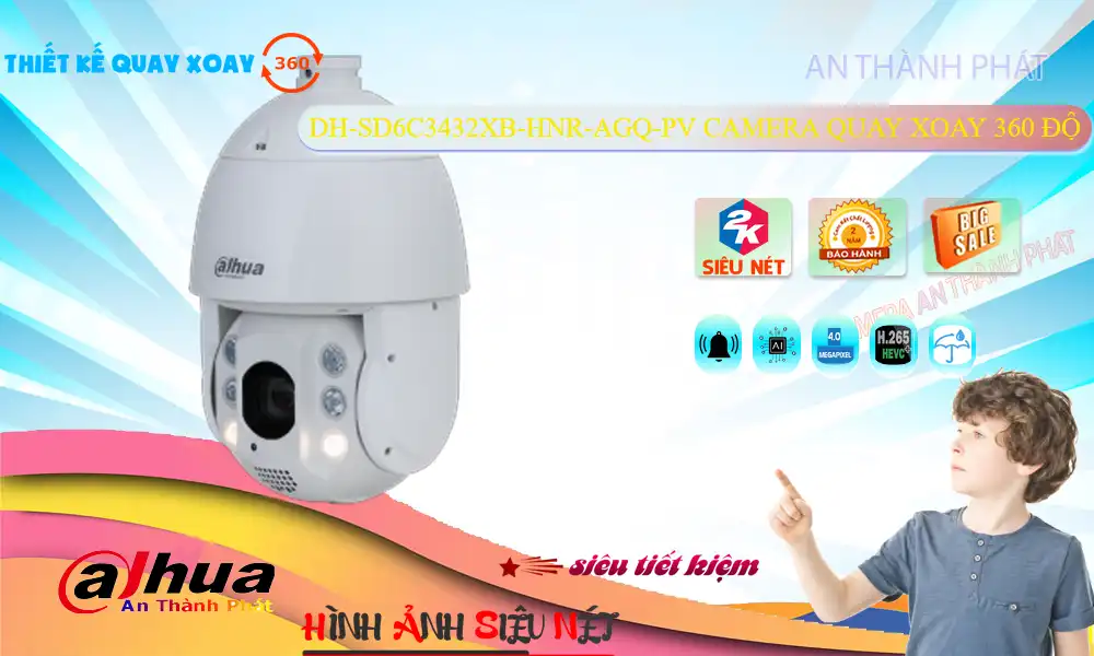 DH-SD6C3432XB-HNR-AGQ-PV Sắc Nét Dahua