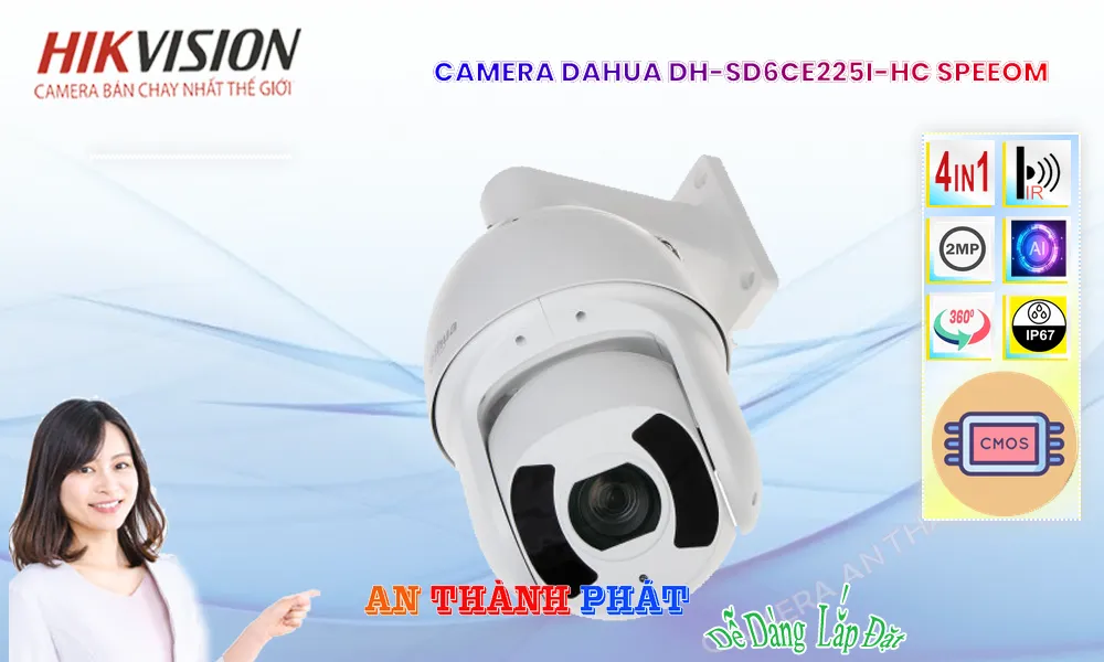 Camera Dahua Giá rẻ DH-SD6CE225I-HC