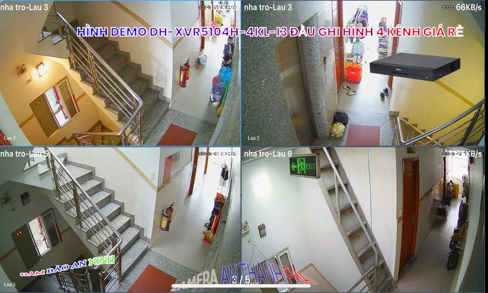 ➠  DH-XVR5104H-4KL-I3 sắc nét Dahua