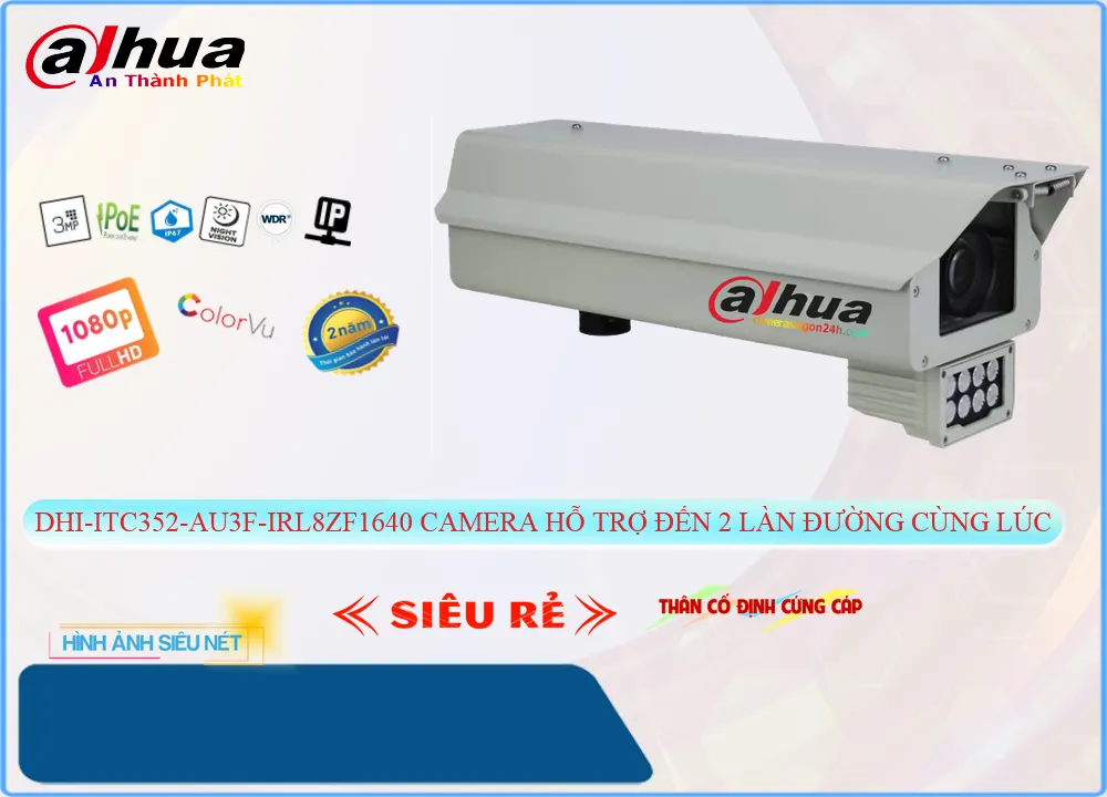 Camera Dahua DHI-ITC352-AU3F-IRL8ZF1640,DHI-ITC352-AU3F-IRL8ZF1640 Giá rẻ,DHI ITC352 AU3F IRL8ZF1640,Chất Lượng