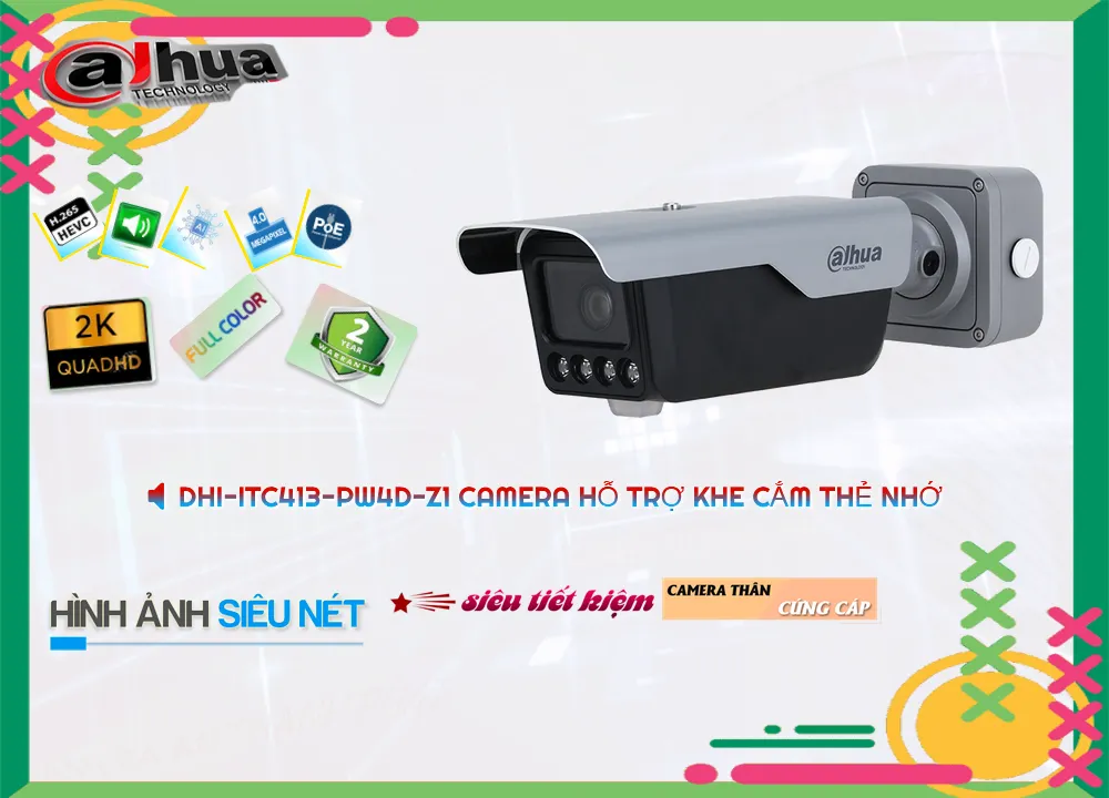 DHI-ITC413-PW4D-Z1 Camera Hình Ảnh Đẹp  Dahua