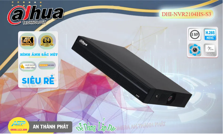 DHI-NVR2104HS-S3Thiết Bị Ghi Hình Chất Lượng Dahua DHI-NVR2104HS-S3Thiết Bị Ghi Hình Chất Lượng Dahua