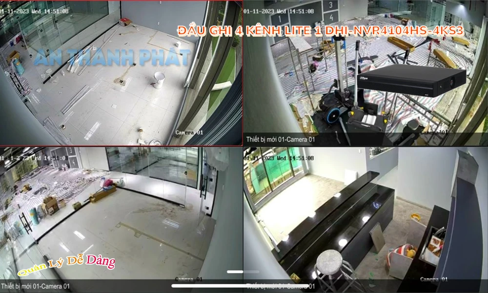 DHI-NVR4104HS-4KS3 Đầu ghi Camera Dahua DHI-NVR4104HS-4KS3 Đầu ghi Camera Dahua