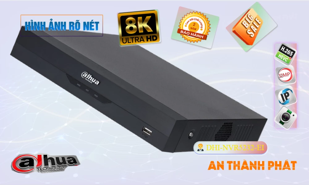 Đầu ghi Dahua DHI-NVR5232-EI Tiết Kiệm Đầu ghi Dahua DHI-NVR5232-EI Tiết Kiệm