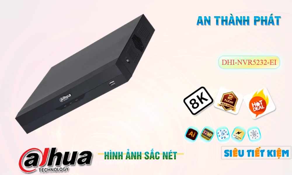 Đầu ghi Dahua DHI-NVR5232-EI Tiết Kiệm Đầu ghi Dahua DHI-NVR5232-EI Tiết Kiệm
