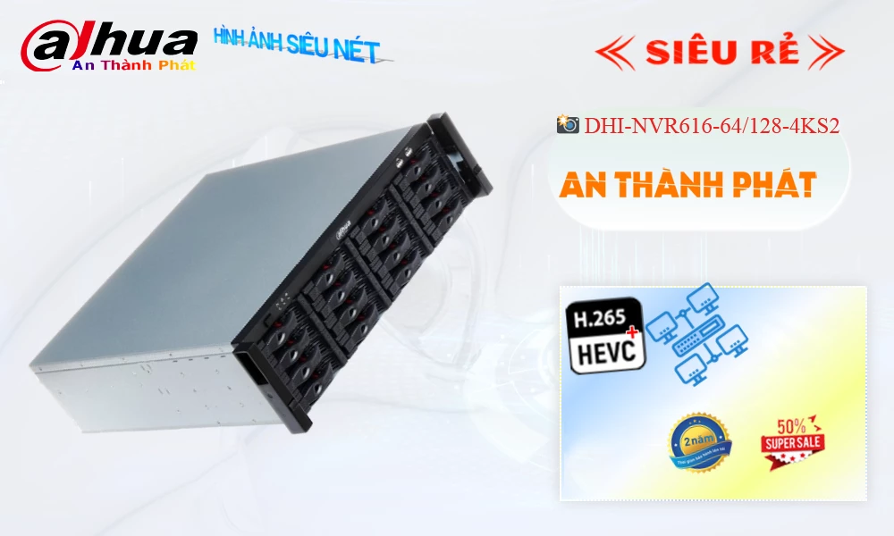 Đầu Thu DHI-NVR616-64-128-4KS2 Dahua Đầu Thu DHI-NVR616-64-128-4KS2 Dahua