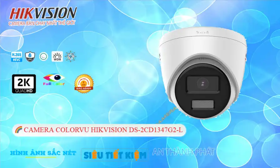 DS-2CD1347G2-L  Hikvision Thiết kế Đẹp