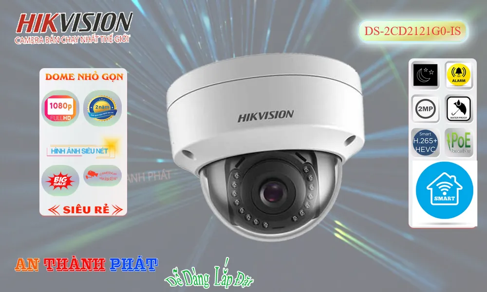 DS-2CD2121G0-IS Sắc Nét Hikvision ✪ DS-2CD2121G0-IS Sắc Nét Hikvision ✪