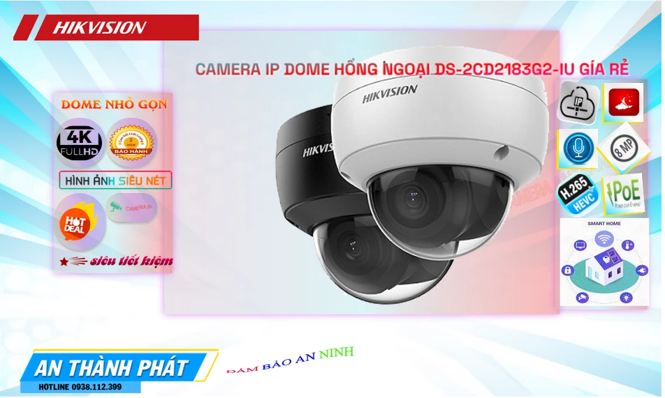 Camera Hikvision DS-2CD2183G2-IU