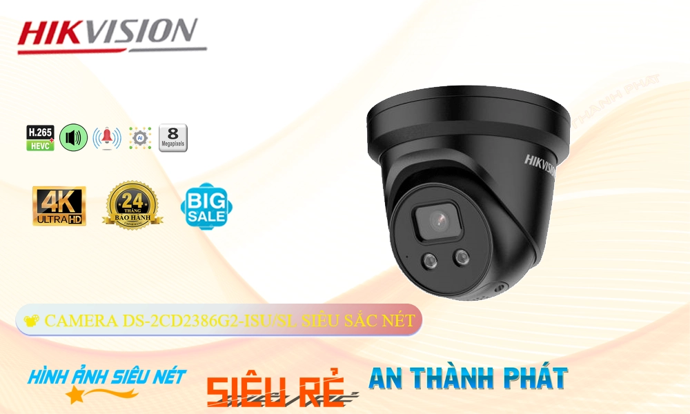 DS-2CD2386G2-ISU/SL Camera Hikvision Giá tốt DS-2CD2386G2-ISU/SL Camera Hikvision Giá tốt