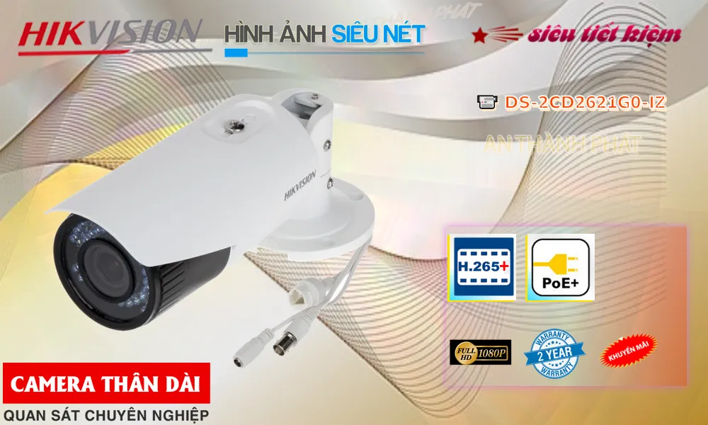DS-2CD2621G0-IZ Sắc Nét Hikvision DS-2CD2621G0-IZ Sắc Nét Hikvision