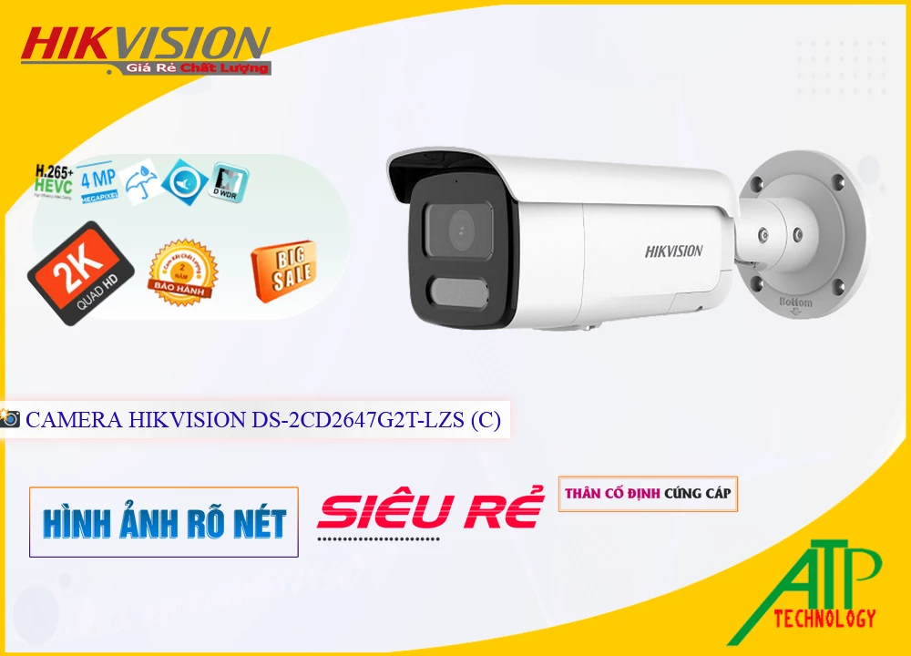 Camera Hikvision DS-2CD2647G2T-LZS(C),Giá DS-2CD2647G2T-LZS(C),DS-2CD2647G2T-LZS(C) Giá Khuyến Mãi,bán Hikvision