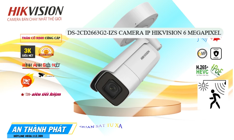 DS-2CD2663G2-IZS Sắc Nét Hikvision DS-2CD2663G2-IZS Sắc Nét Hikvision