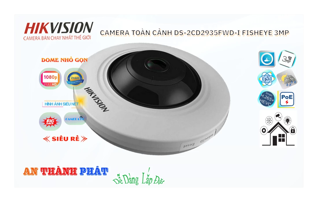 DS-2CD2935FWD-I Camera Hikvision DS-2CD2935FWD-I Camera Hikvision