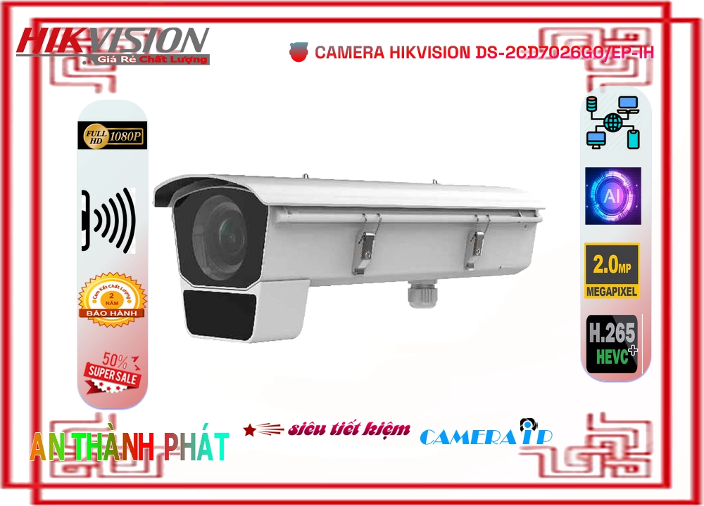 Camera Hikvision DS-2CD7026G0-EP-IH,DS-2CD7026G0-EP-IH Giá Khuyến Mãi, Công Nghệ IP DS-2CD7026G0-EP-IH Giá