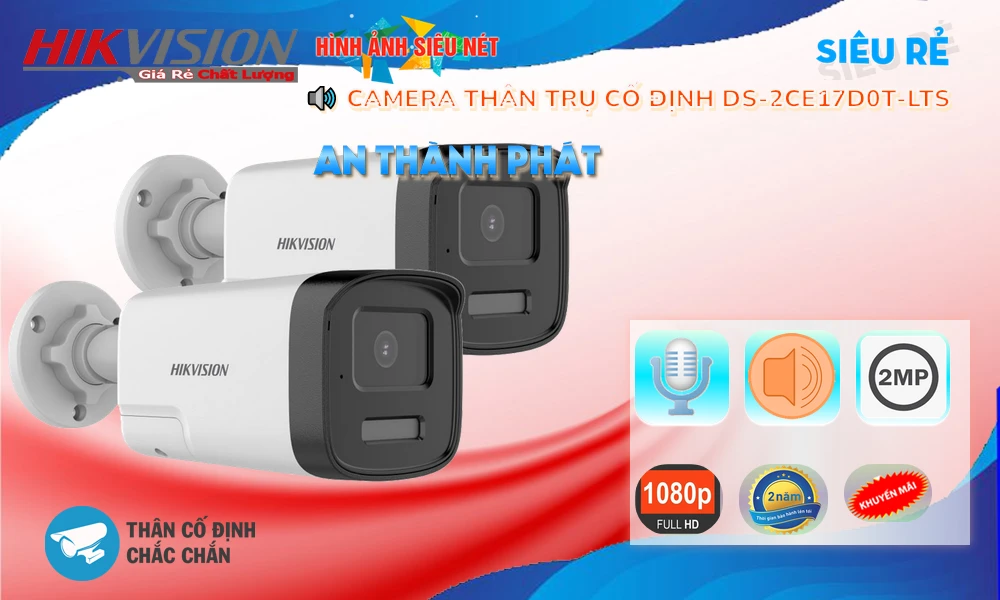 Camera DS-2CE17D0T-LTS Chức Năng Cao Cấp Camera DS-2CE17D0T-LTS Chức Năng Cao Cấp