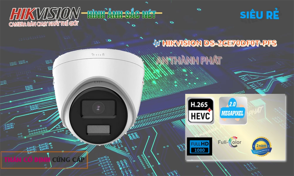 Camera Hikvision DS-2CE70DF0T-PFS