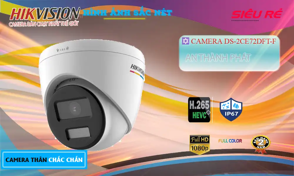 Camera  Hikvision DS-2CE72DFT-F Công Nghệ Mới