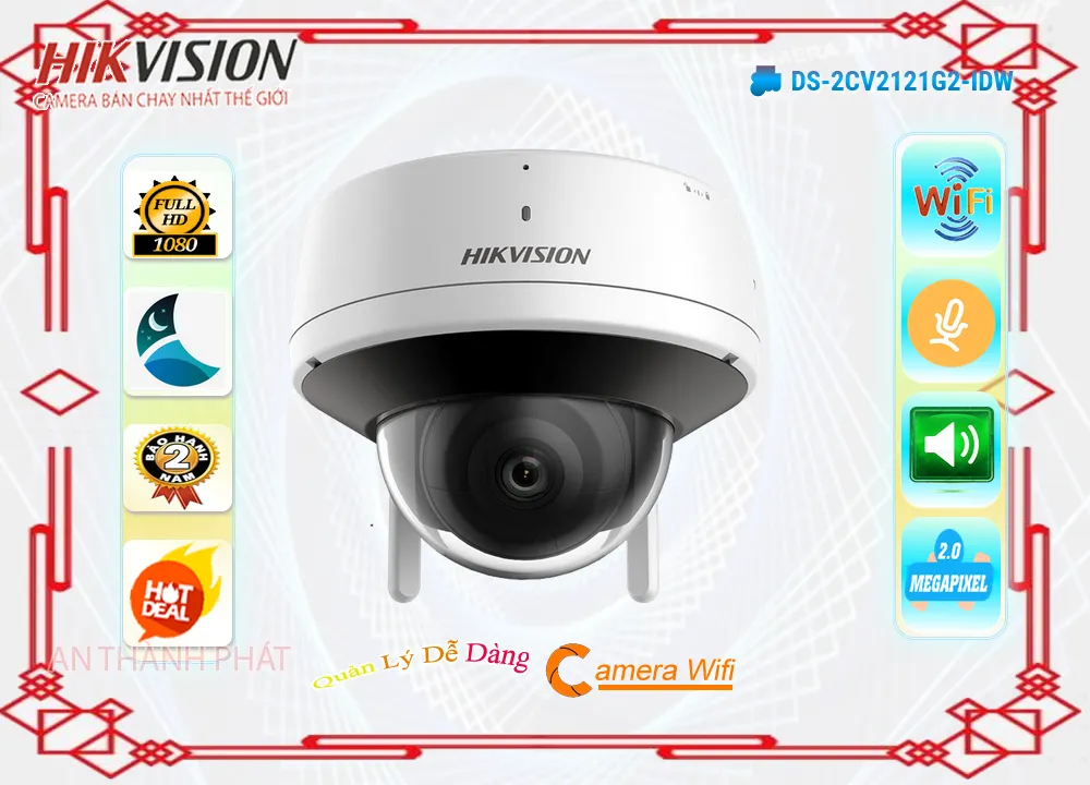 Camera Hikvision DS-2CV2121G2-IDW,DS-2CV2121G2-IDW Giá Khuyến Mãi, Wifi DS-2CV2121G2-IDW Giá rẻ,DS-2CV2121G2-IDW Công
